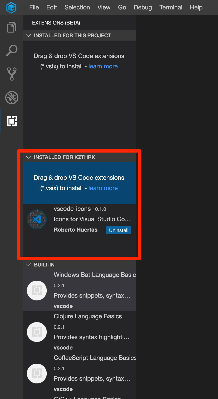 Install